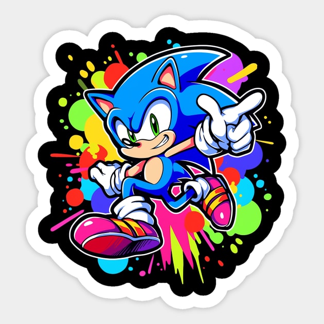 sonic Sticker by weirdesigns